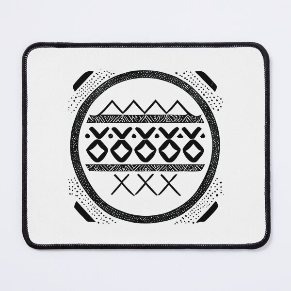 Item preview, Motif de cercle de montagnes tribales designed and sold by LeaRauter.