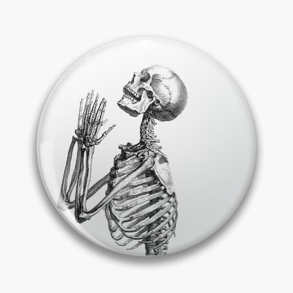 Item preview, Praying vintage skeleton designed and sold by HeartlyBoutique.