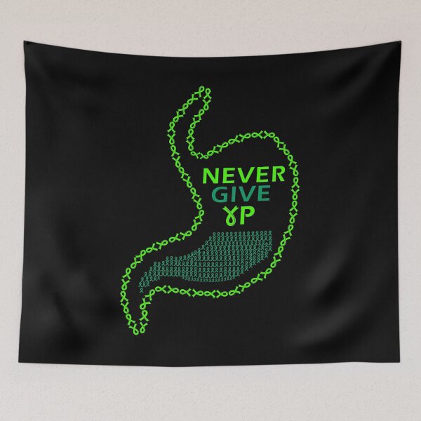 Item preview, Never Give Up Gastroparesis Awareness Support Squad Cancer Ribbon warrior  designed and sold by Zeus-Studio.