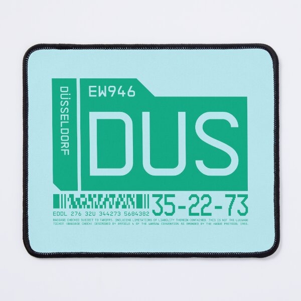 Artikelvorschau, Luggage Tag C - DUS Dusseldorf Germany entworfen und verkauft von VoodooCircus.