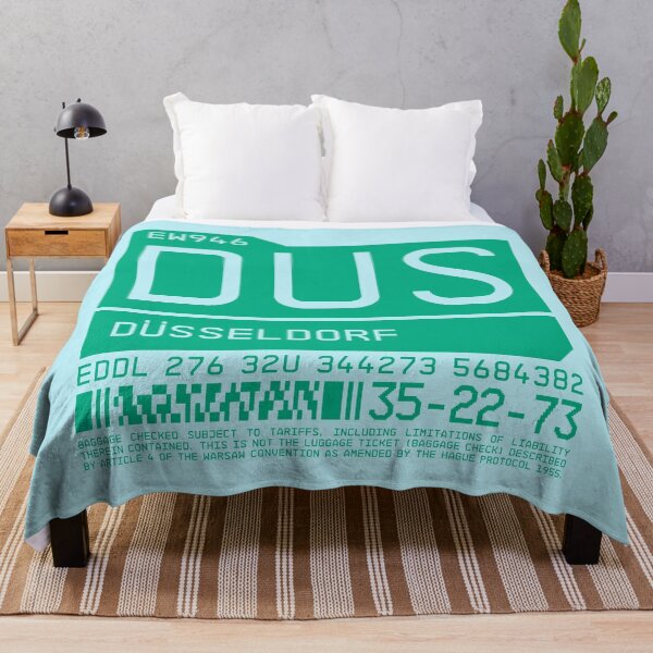 Item preview, Luggage Tag C - DUS Dusseldorf Germany designed and sold by VoodooCircus.