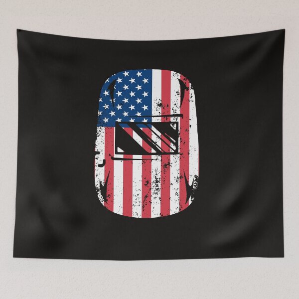 Item preview, Patriotic Welding Helmet designed and sold by Mill8ion.