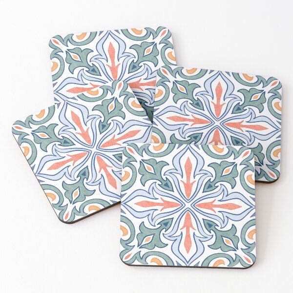 Item preview, Ornate Portuguese Tile Design - Multicolour designed and sold by DesignsByGG.