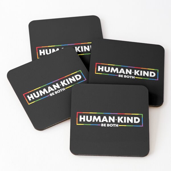 Item preview, Human Kind Be Both LGBTQ Ally Pride Rainbow Positive Message designed and sold by GardNewerd.