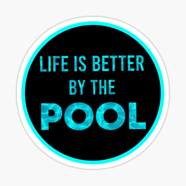 Item preview, Life Is Better By The Pool Swimming Summer designed and sold by Blok45.