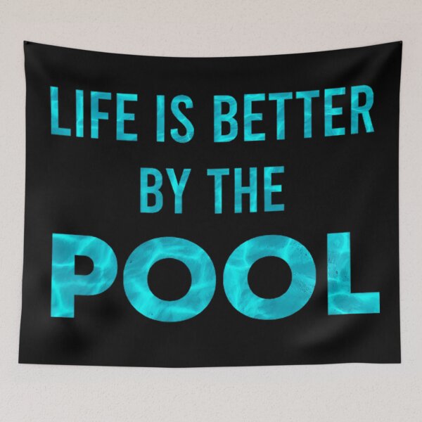 Item preview, Life Is Better By The Pool Swimming Summer designed and sold by Blok45.