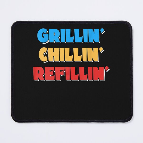 Item preview, BBQ Smoker Chillin' Grillin' Refillin' Grill Things Barbecue designed and sold by Makebashington.