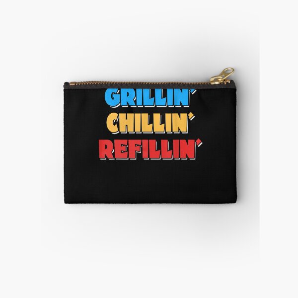 Item preview, BBQ Smoker Chillin' Grillin' Refillin' Grill Things Barbecue designed and sold by Makebashington.