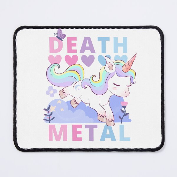 Aperçu de l'œuvre Death Metal - Adorable arc-en-ciel de licorne créée et vendue par Anxatzi.