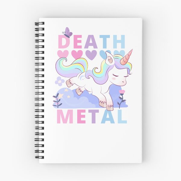 Item preview, Death Metal- Adorable Unicorn rainbow designed and sold by Anxatzi.