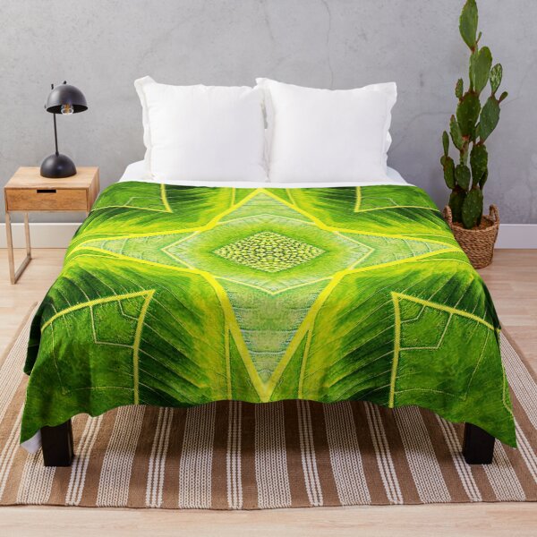 Item preview, NICE  ABSTRACT PAINTED GEOMETRIC ART BREADFRUIT PATTERN WITH LEAVES. designed and sold by Ralek.