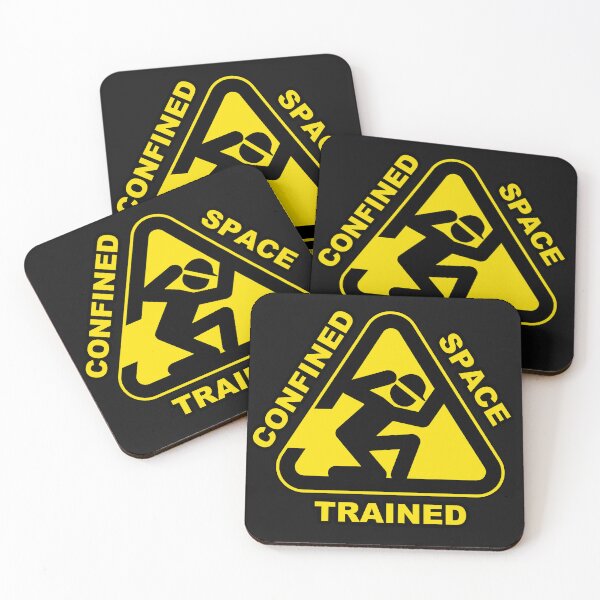 Item preview, Trained Confined Space;  designed and sold by StickerApe.