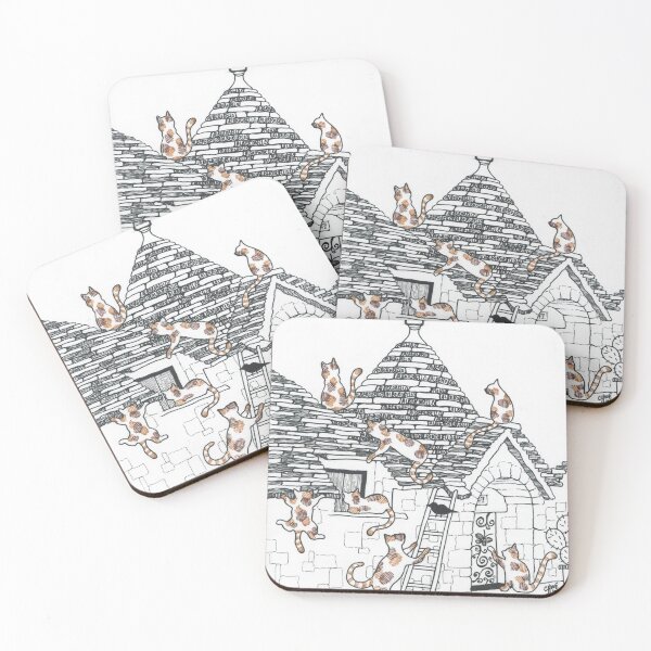 Item preview, Kitties on Trulli designed and sold by ChloARTe.