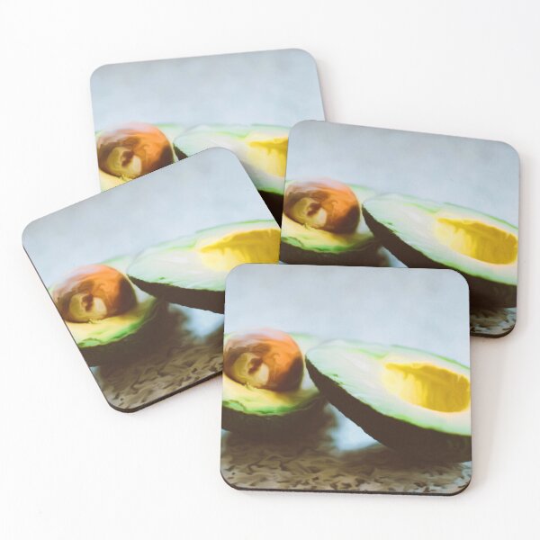 Item preview, Avocado halves  designed and sold by Printableshop7.