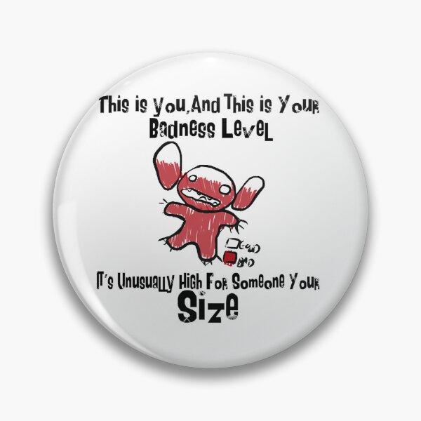 Item preview, Lilo and Stitch Badness Level T-Shirt designed and sold by Zaheroy471.