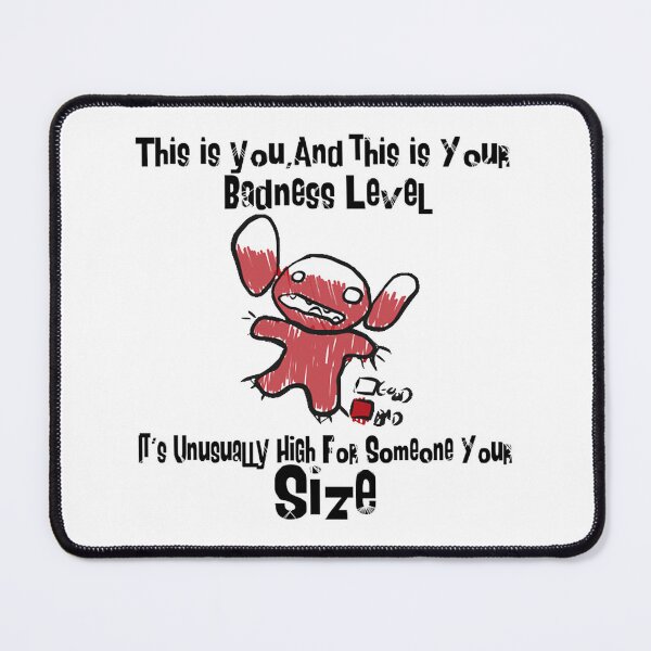 Item preview, Lilo and Stitch Badness Level T-Shirt designed and sold by Zaheroy471.