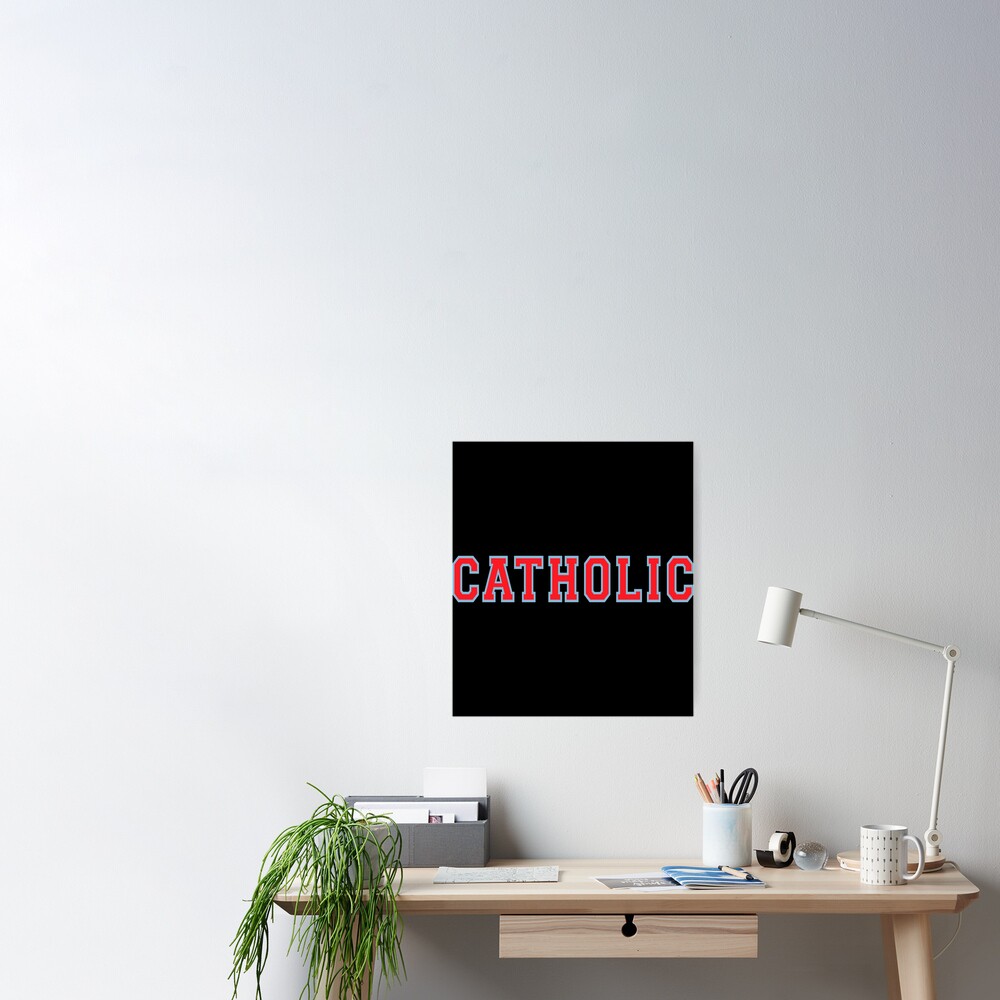 "Charlotte Catholic High School Logo Sticker" Poster for Sale by