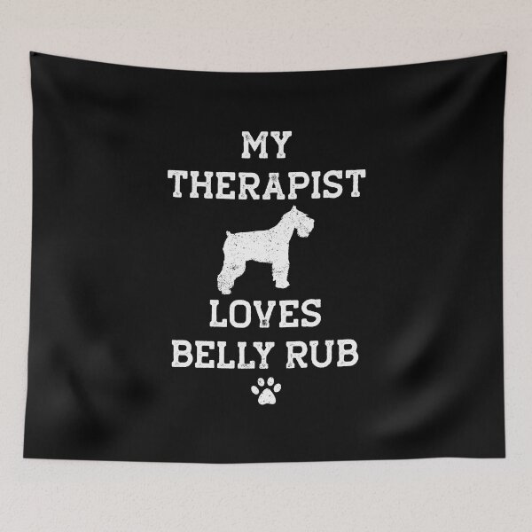Artikelvorschau, My Therapist is My Standard Schnauzer entworfen und verkauft von rafaeltto.