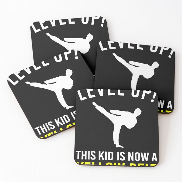 Item preview, Level Up! his Kid is Now a Yellow Belt Karate Award  designed and sold by jonboen.