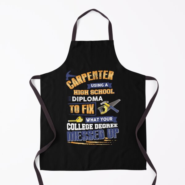 Item preview, Carpenter Using A High School Diploma To Fix Woodworking designed and sold by Makebashington.