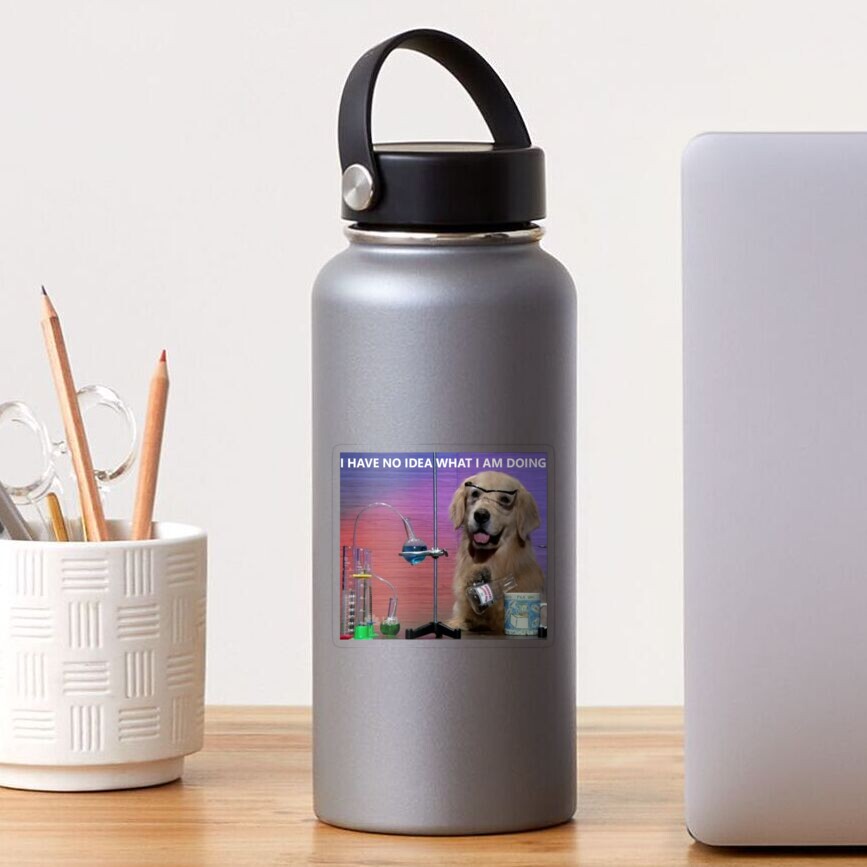 Vista previa del artículo con la obra «Pegatina transparente», diseñado y vendido por vmpdoodles.