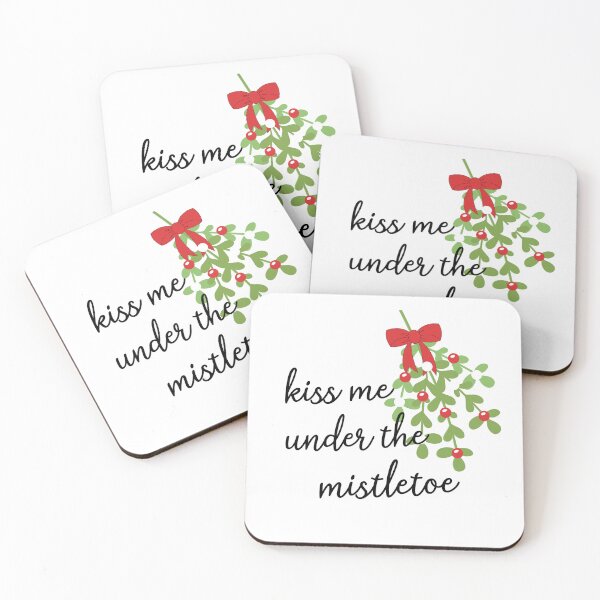 Item preview, Kiss me under the mistletoe designed and sold by Marla-und-Bob.