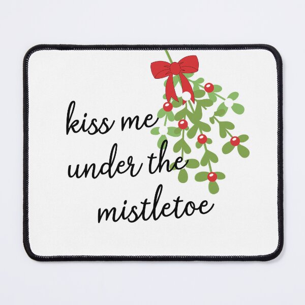 Item preview, Kiss me under the mistletoe designed and sold by Marla-und-Bob.