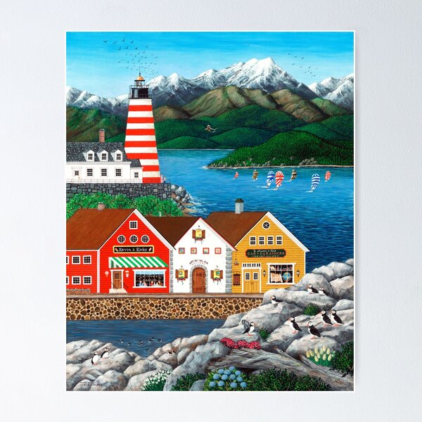 Item preview, Puffin Point designed and sold by kirbeekatz.