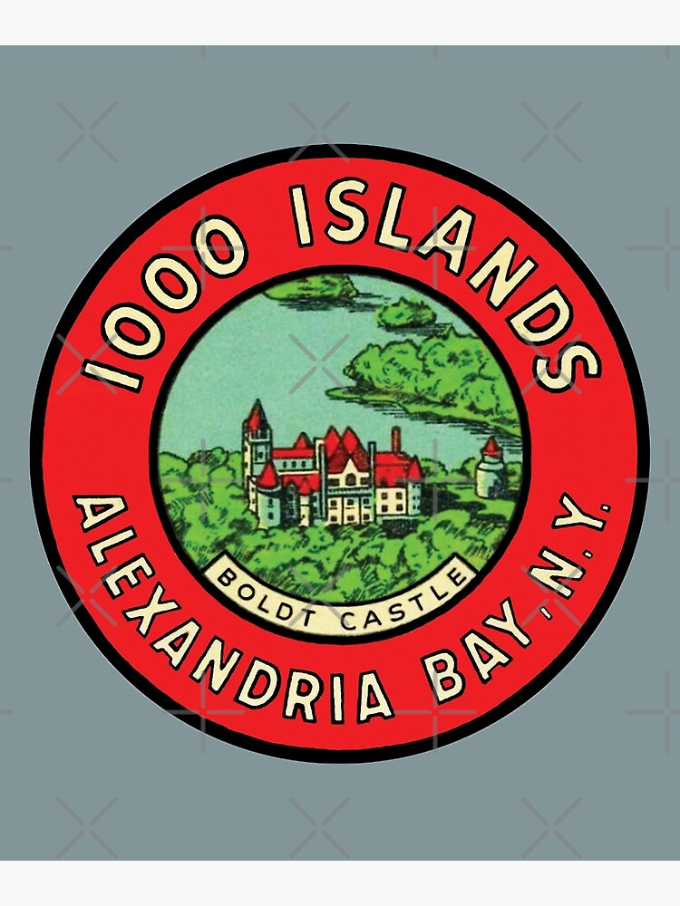 "1000 Islands Boldt Castle Alexandria Bay NY 00464" Poster for Sale by