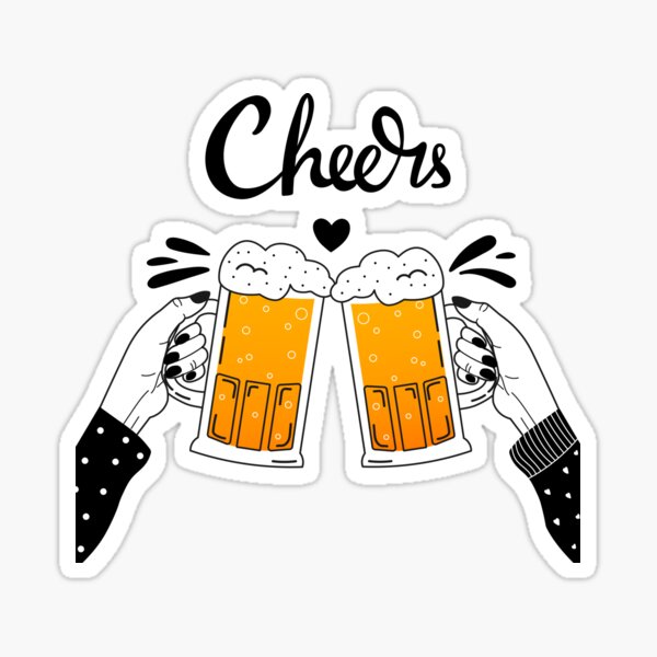 Just Girls Who Love Beer Sticker For Sale By Lozovytska Redbubble 7262