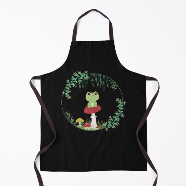 Item preview, Cottagecore Aesthetic Kawaii Frog Goblincore Cute Mushroom designed and sold by Makebashington.