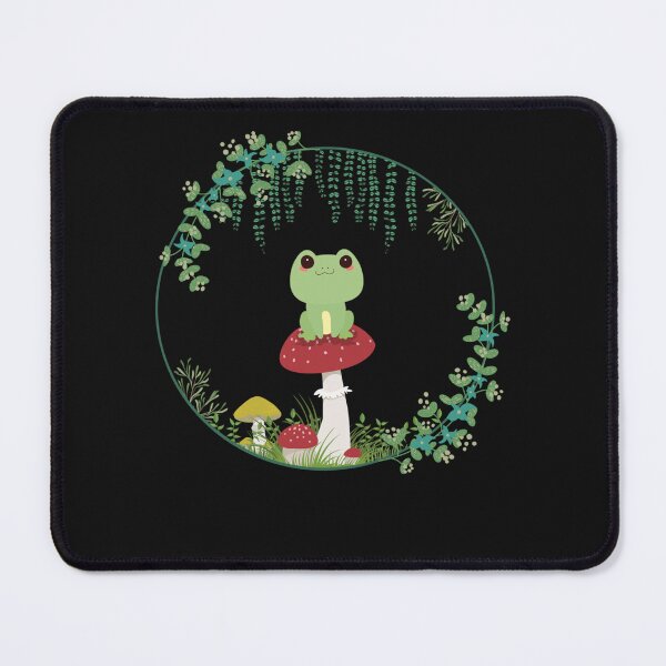 Item preview, Cottagecore Aesthetic Kawaii Frog Goblincore Cute Mushroom designed and sold by Makebashington.