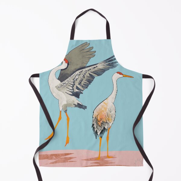 Item preview, Folksy Sandhill Cranes designed and sold by marleywrightart.