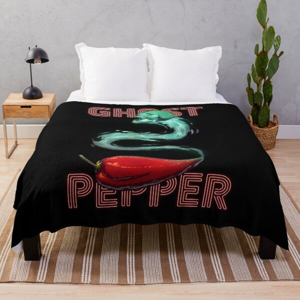 Item preview, Haunted Ghost Pepper | Bhut Jolokia Spicy Pepper designed and sold by OssuanArt.
