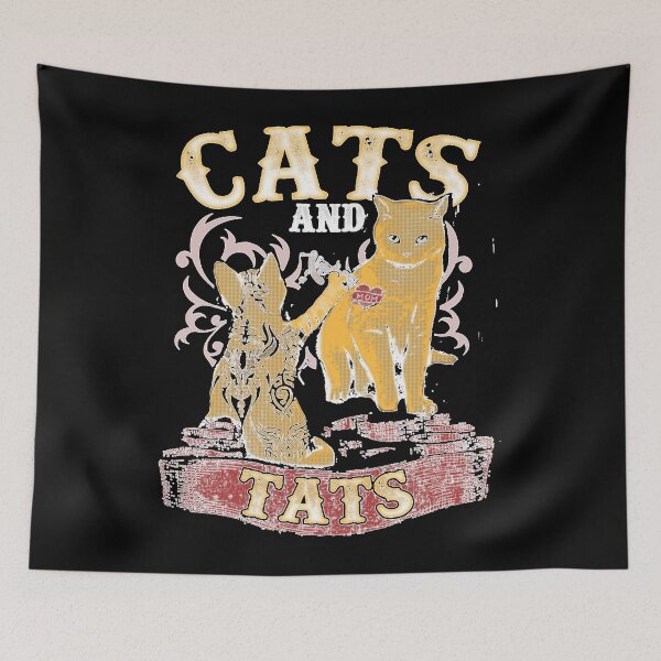 Item preview, Cats And Tats Funny Inked Cat Owner designed and sold by modeglau.