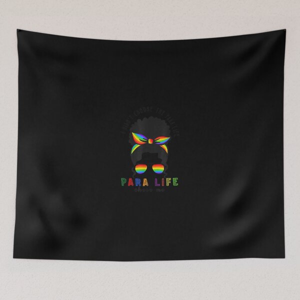 Item preview, Para life chose me back to school paraprofessional messy bun T-Shirt designed and sold by AustenVolker.