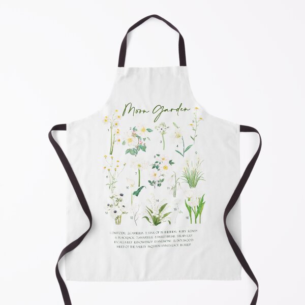 Item preview, hand painted Moon garden watercolor  designed and sold by ColorandColor.
