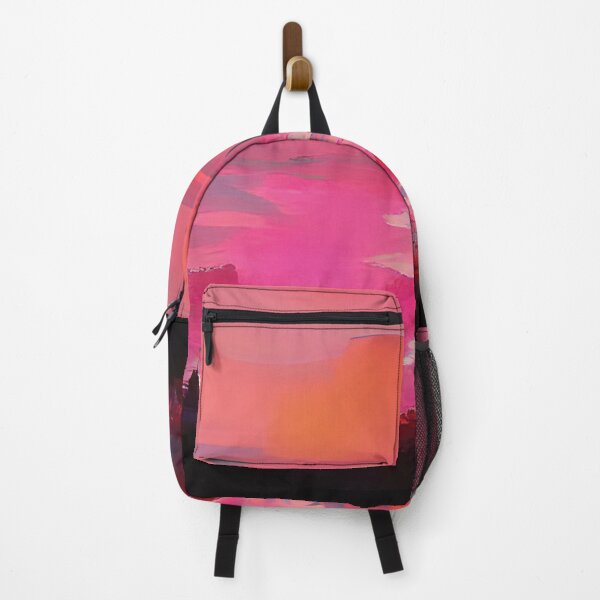 Item preview, Abstract Small Town Pink Sunset designed and sold by Unaiza Khalid.