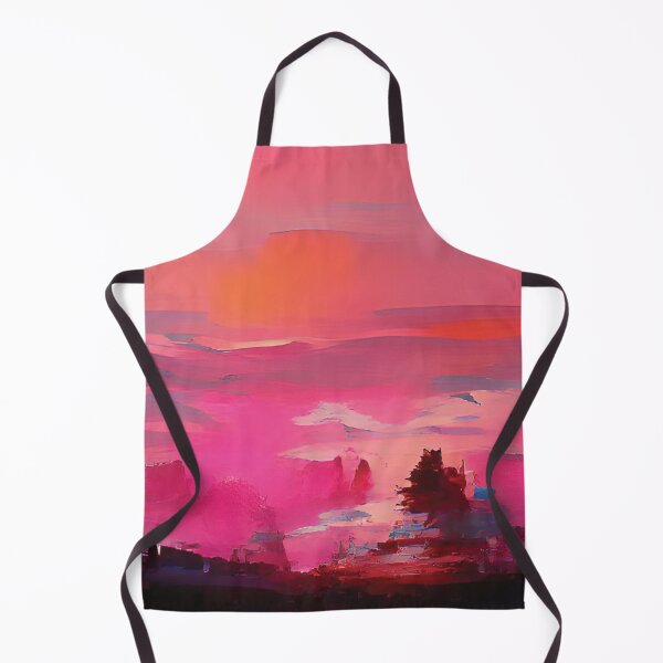 Item preview, Abstract Small Town Pink Sunset designed and sold by Unaiza Khalid.