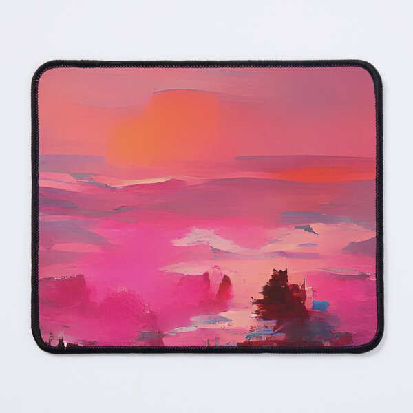 Item preview, Abstract Small Town Pink Sunset designed and sold by Unaiza Khalid.