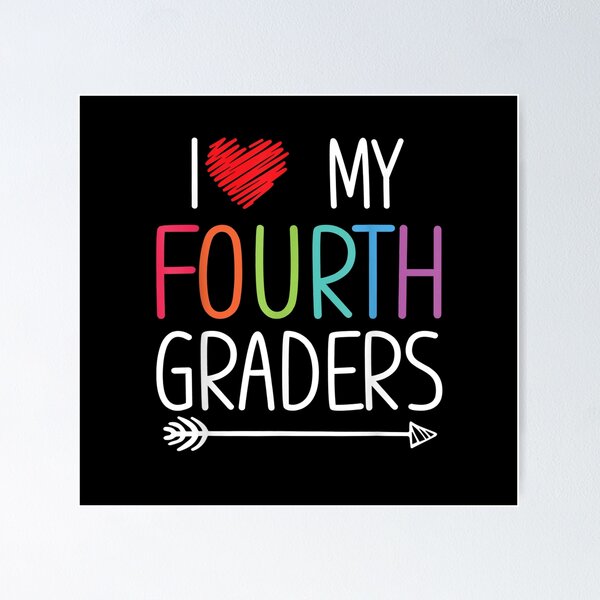 Item preview, Ph Cool 4th Grade Teacher I Love My Fourth Graders Gift T-Shirt designed and sold by BuckelsLoring.