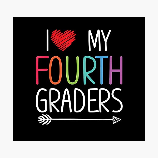Item preview, Ph Cool 4th Grade Teacher I Love My Fourth Graders Gift T-Shirt designed and sold by BuckelsLoring.