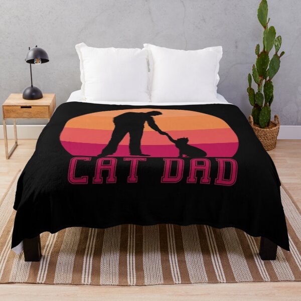 Item preview, Vintage Best Retro Cat Dad forever tee for men and cat lover designed and sold by Zeus-Studio.