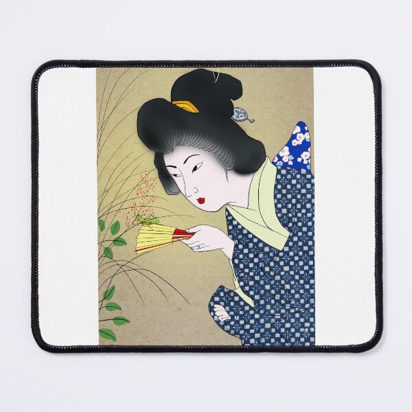 Item preview, kimono art, Japanese girl art, Japanese ink art, Traditional Japanese Art, designed and sold by MsLuciaStore.