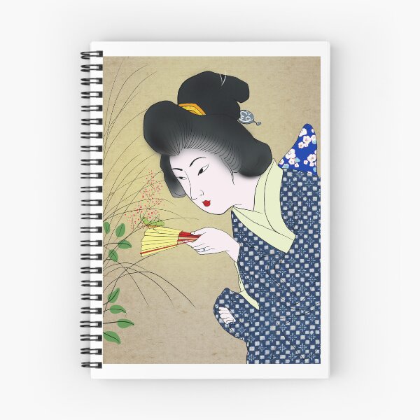 Item preview, kimono art, Japanese girl art, Japanese ink art, Traditional Japanese Art,  designed and sold by MsLuciaStore.