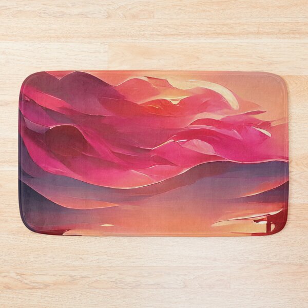 Item preview, Abstract Orange Pink Sunset designed and sold by Unaiza Khalid.