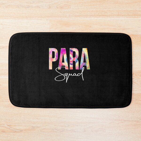 Item preview, Paraprofessional Squad Tie Dye Back To School appreciation Hoodie designed and sold by AdlerMathias.