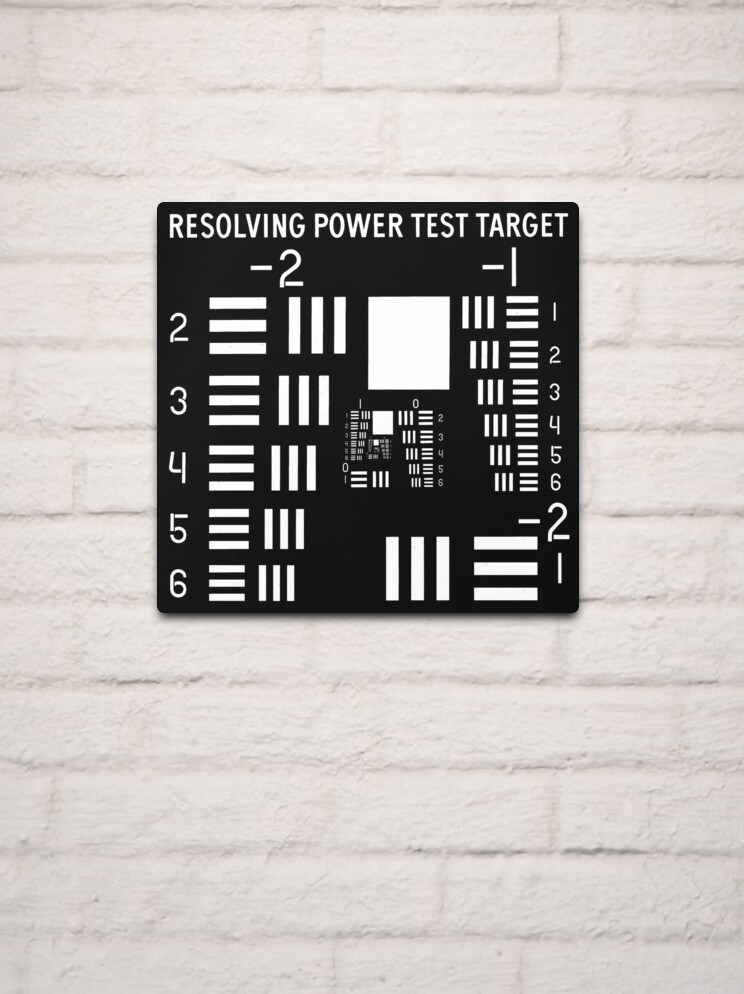 USAF 1951 Resolving Power Test Target Metal Print for Sale by Science Park