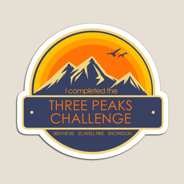 Item preview, I Completed The Three Peaks Challenge designed and sold by LegsMiserable.