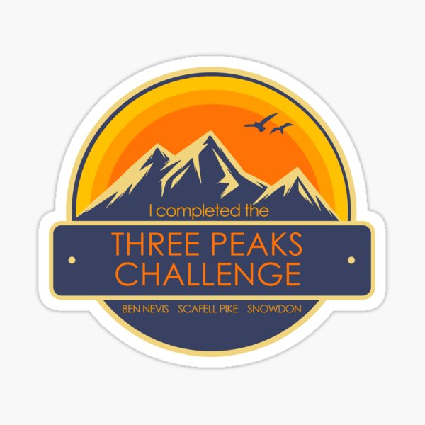 Item preview, I Completed The Three Peaks Challenge designed and sold by LegsMiserable.